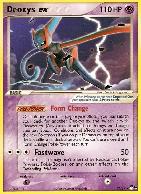 Deoxys Ex — Pop Series 4