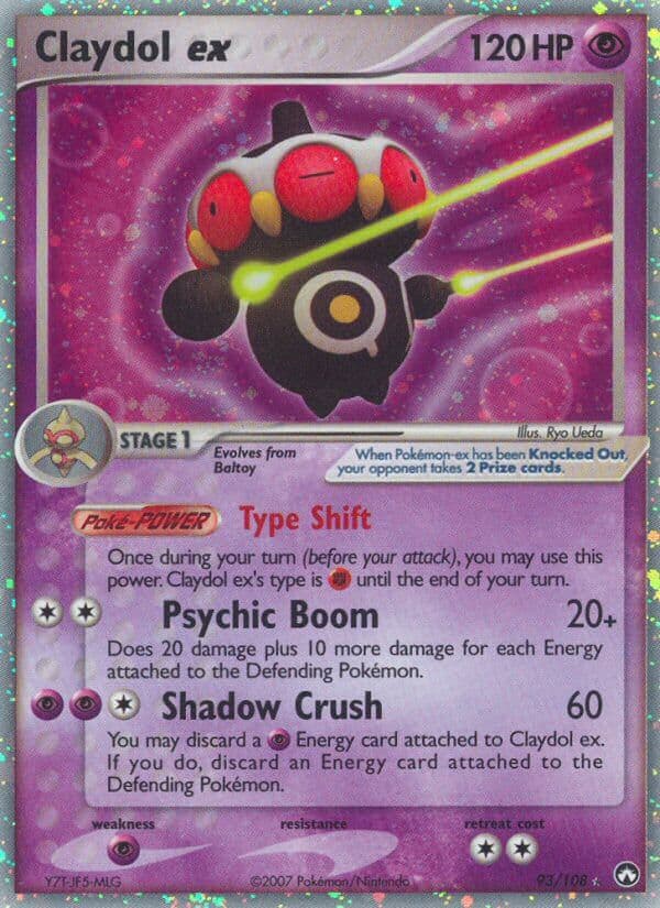 Claydol Ex — Power Keepers Pokémon card