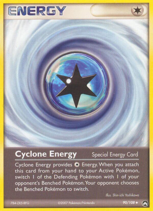 Cyclone Energy — Power Keepers Pokémon card