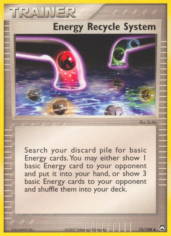 Energy Recycle System — Power Keepers Pokémon card