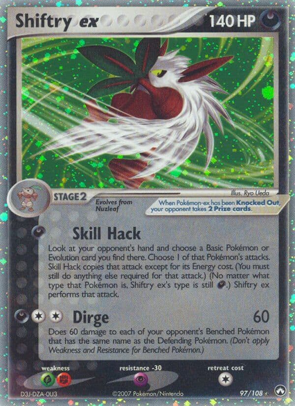 Shiftry Ex — Power Keepers Pokémon card