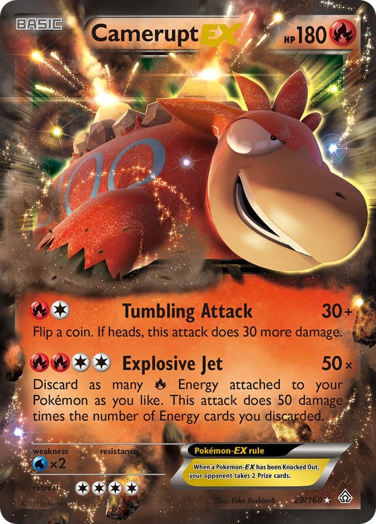 Camerupt Ex — Primal Clash Pokémon card