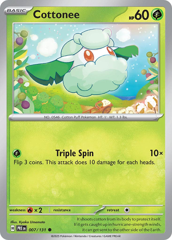 Cottonee — Prismatic Evolutions
