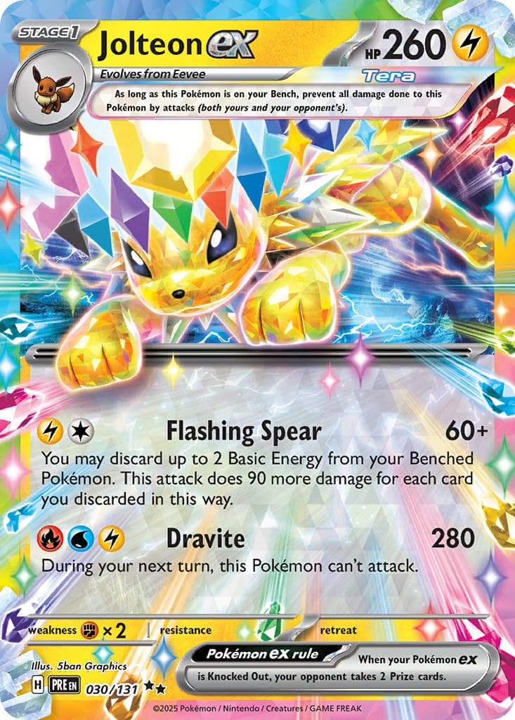 Jolteon ex — Prismatic Evolutions