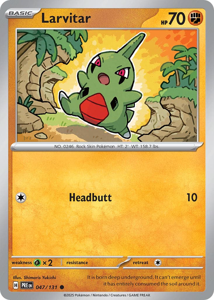 Larvitar — Prismatic Evolutions