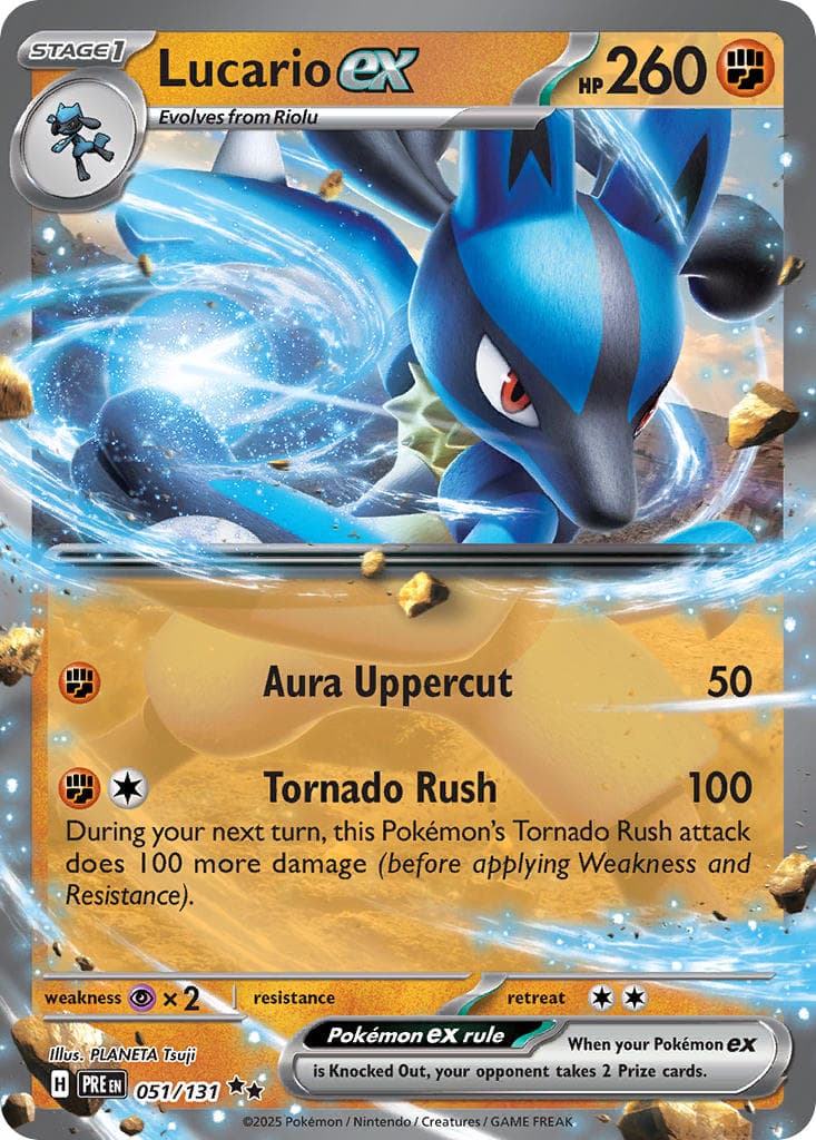Lucario ex — Prismatic Evolutions