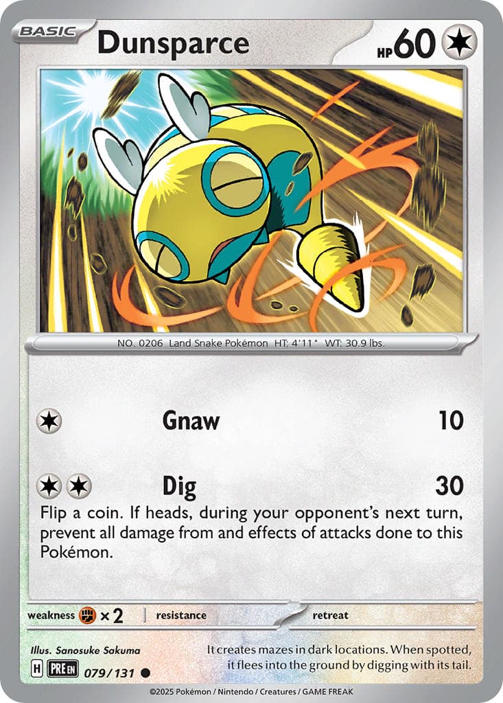 Dunsparce — Prismatic Evolutions