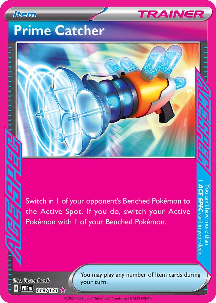 Prime Catcher — Prismatic Evolutions Pokémon card