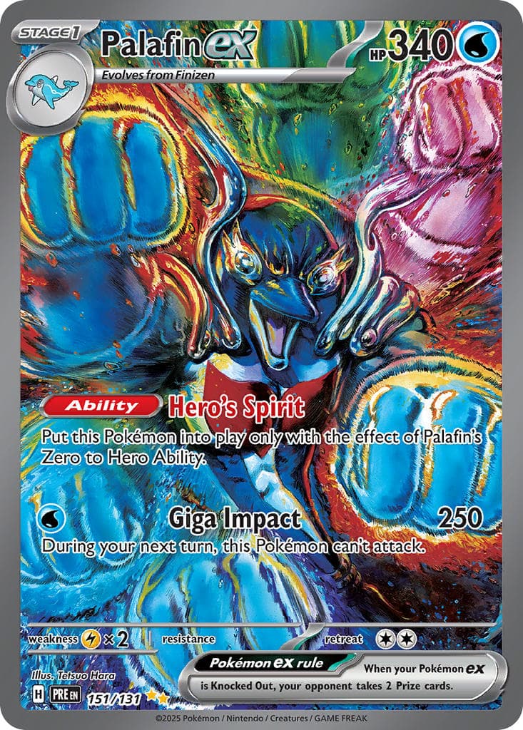 Palafin ex — Prismatic Evolutions Pokémon card