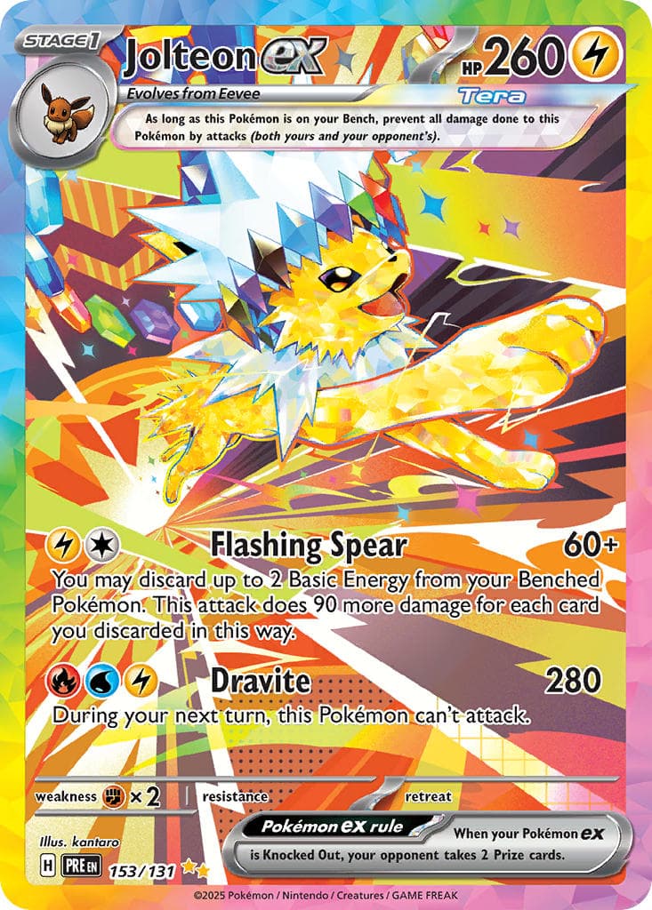 Jolteon ex — Prismatic Evolutions