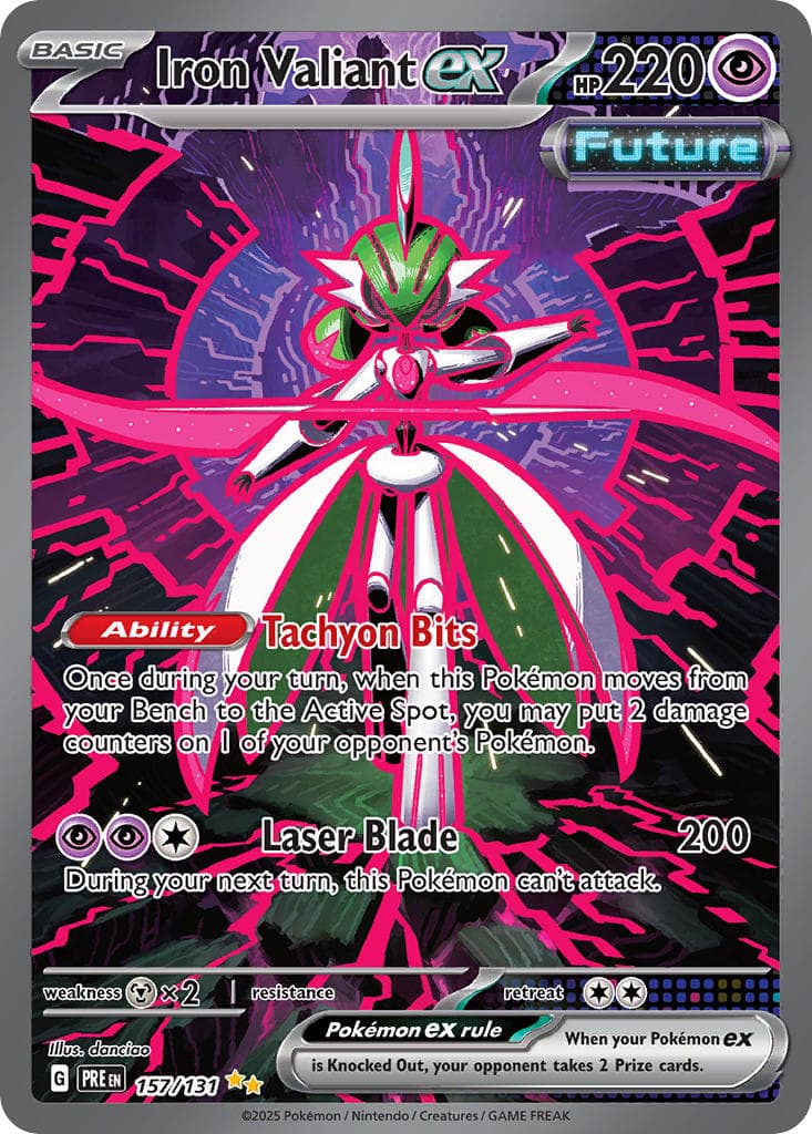 Iron Valiant ex — Prismatic Evolutions