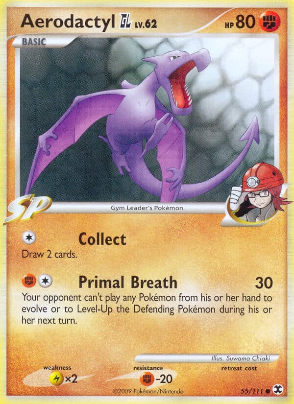 Aerodactyl Gl — Rising Rivals Pokémon card