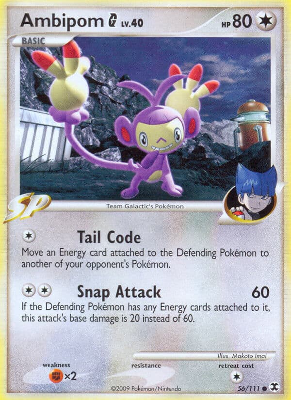 Ambipom G — Rising Rivals Pokémon card