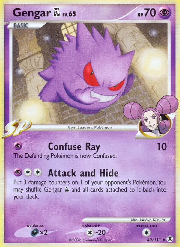 Gengar Gl — Rising Rivals Pokémon card