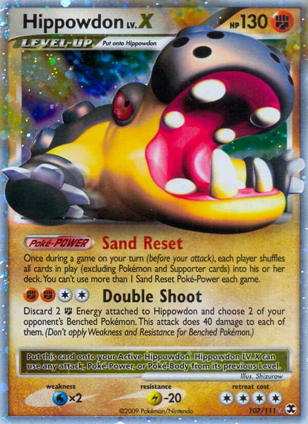 Hippowdon Lvx — Rising Rivals Pokémon card