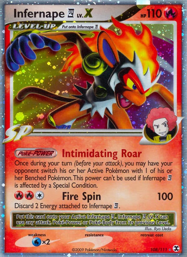 Infernape 4 Lvx — Rising Rivals Pokémon card