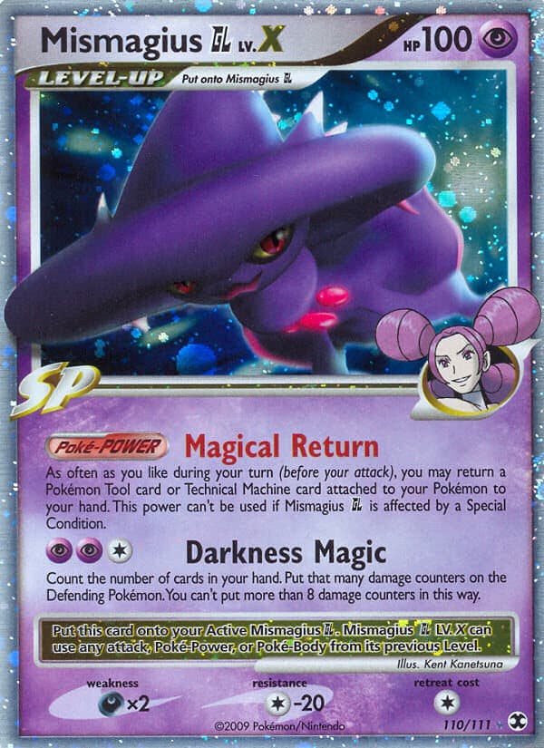 Mismagius Gl Lvx — Rising Rivals Pokémon card