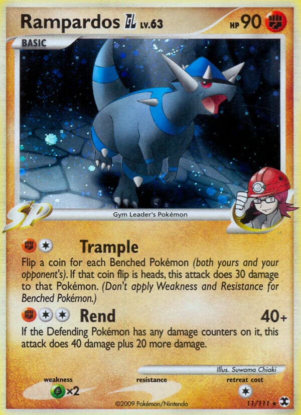 Rampardos Gl — Rising Rivals Pokémon card