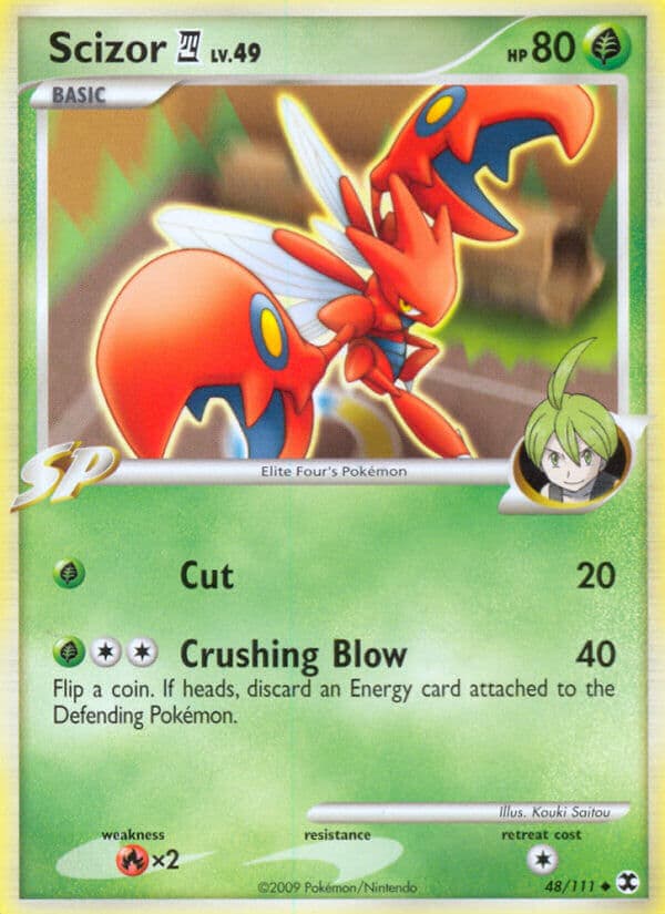 Scizor 4 — Rising Rivals Pokémon card
