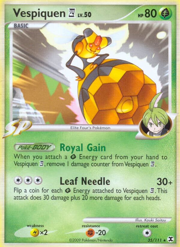 Vespiquen 4 — Rising Rivals Pokémon card