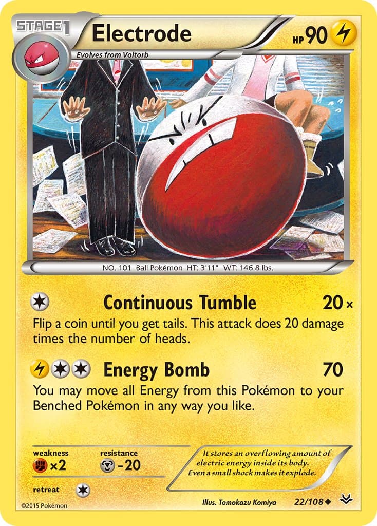 Electrode — Roaring Skies Pokémon card