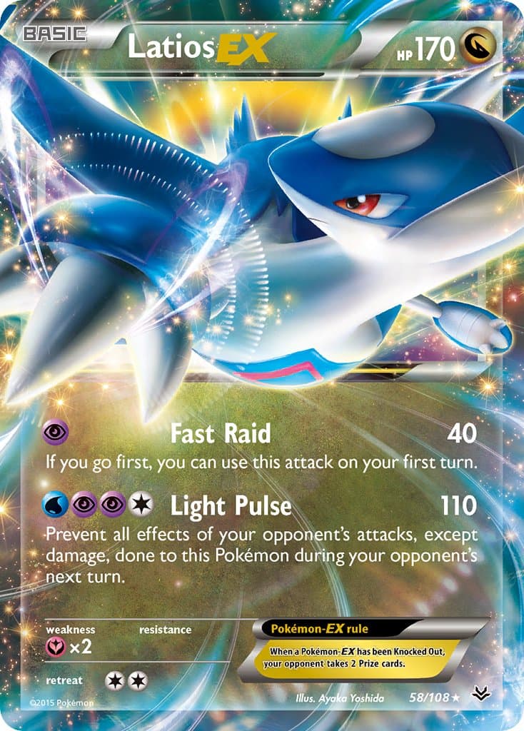 Latios Ex — Roaring Skies Pokémon card
