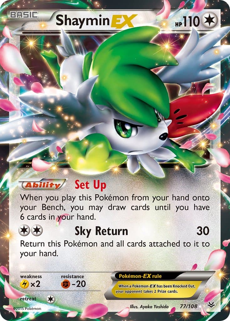 Shaymin Ex — Roaring Skies