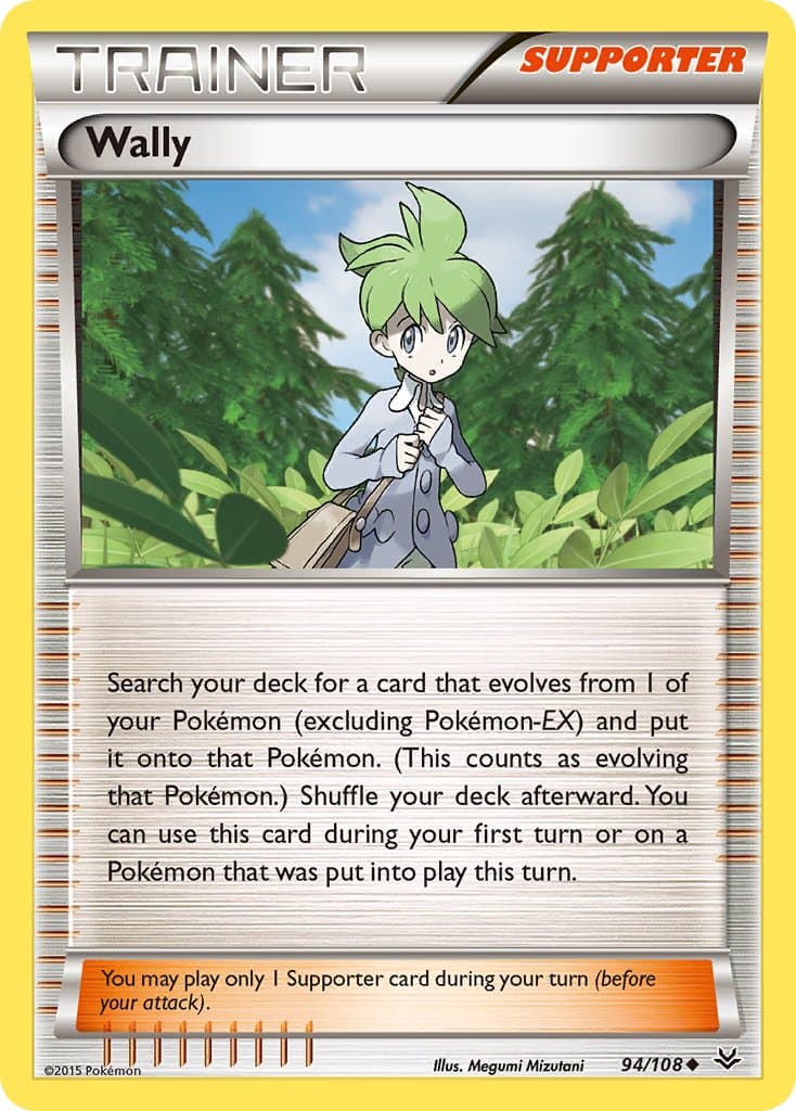 Wally — Roaring Skies Pokémon card