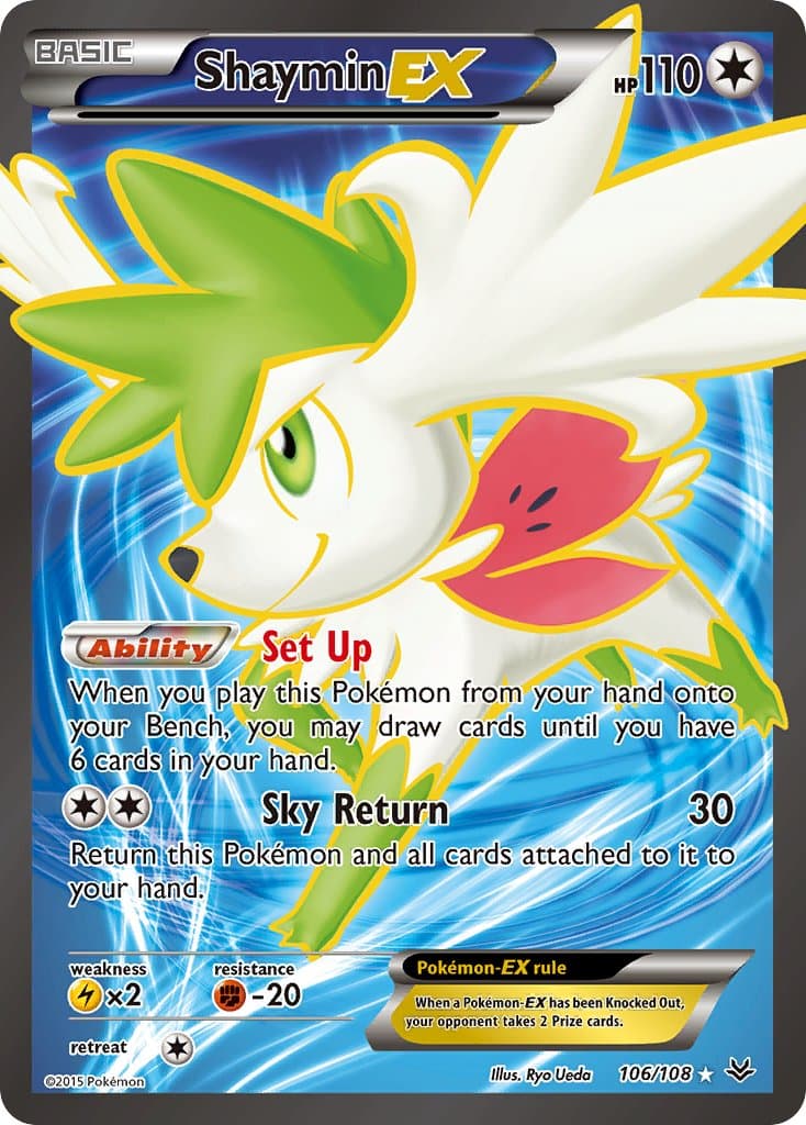 Shaymin Ex — Roaring Skies