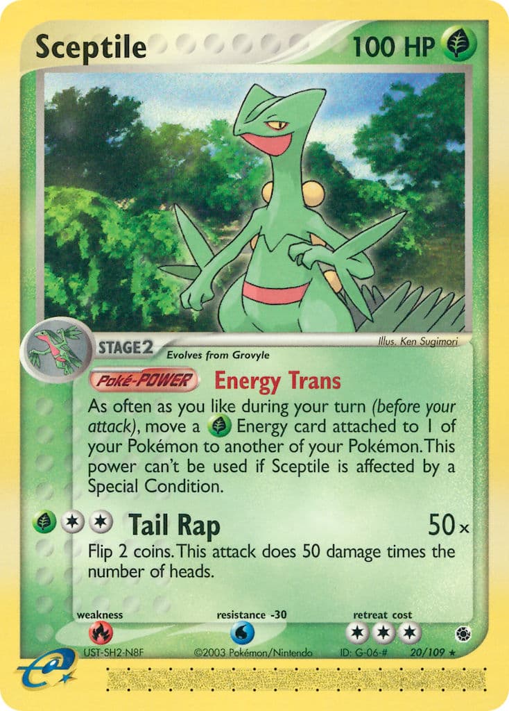 Sceptile — Ruby & Sapphire Pokémon card