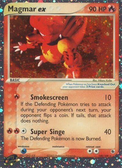 Magmar Ex — Ruby & Sapphire Pokémon card
