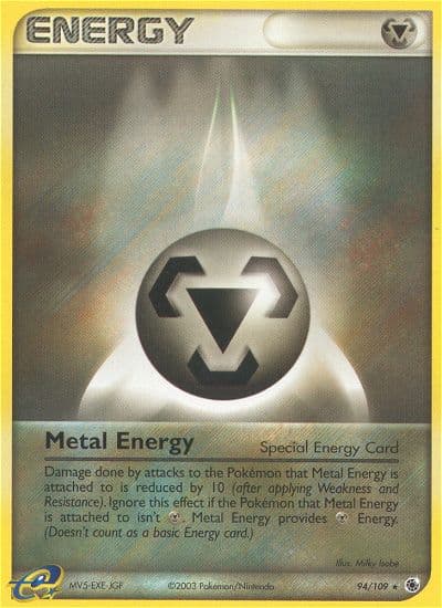 Metal Energy — Ruby & Sapphire Pokémon card