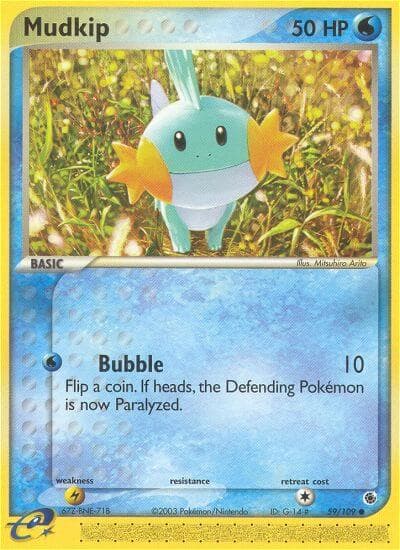 Mudkip — Ruby & Sapphire Pokémon card