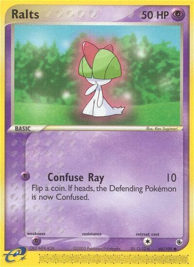 Ralts — Ruby & Sapphire Pokémon card
