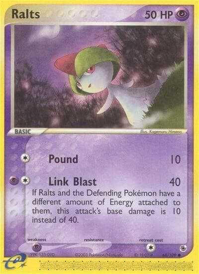 Ralts — Ruby & Sapphire Pokémon card
