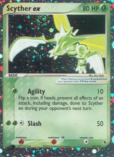 Scyther Ex — Ruby & Sapphire Pokémon card