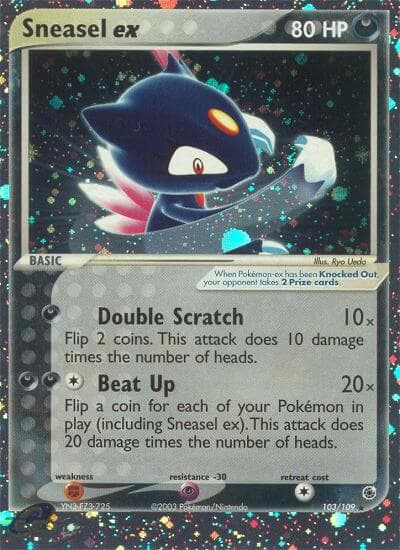 Sneasel Ex — Ruby & Sapphire