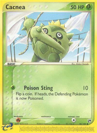 Cacnea — Sandstorm Pokémon card