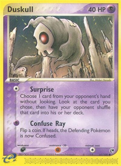 Duskull — Sandstorm Pokémon card