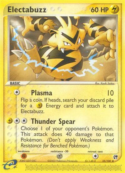 Electabuzz — Sandstorm Pokémon card