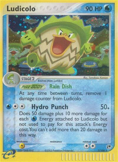 Ludicolo — Sandstorm Pokémon card