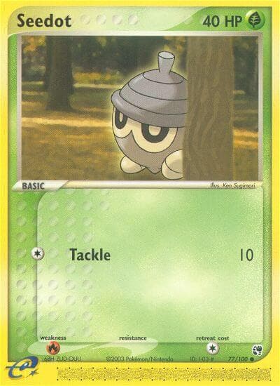Seedot — Sandstorm Pokémon card