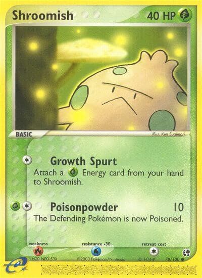 Shroomish — Sandstorm Pokémon card