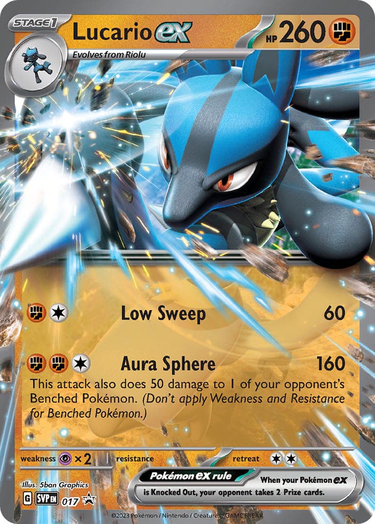 Lucario Ex — Scarlet Violet Promos