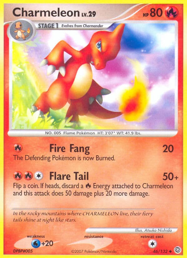 Charmeleon — Secret Wonders Pokémon card