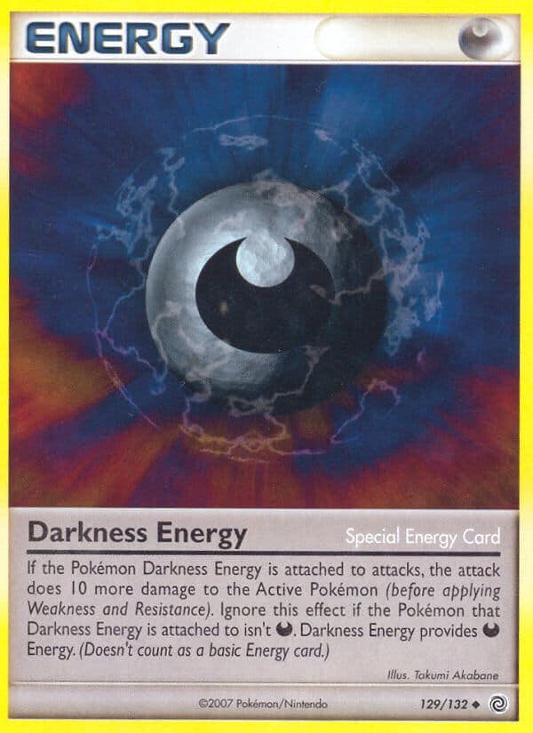 Darkness Energy — Secret Wonders Pokémon card