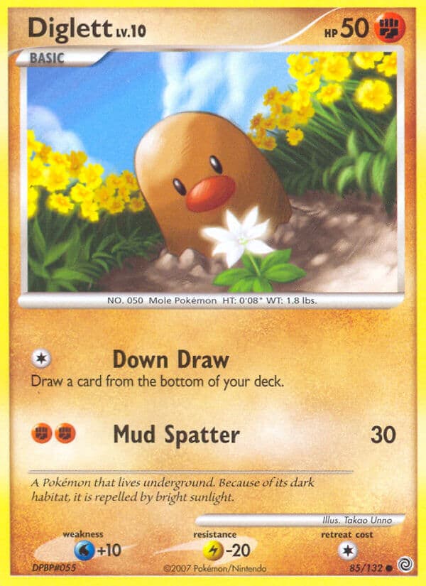 Diglett — Secret Wonders Pokémon card