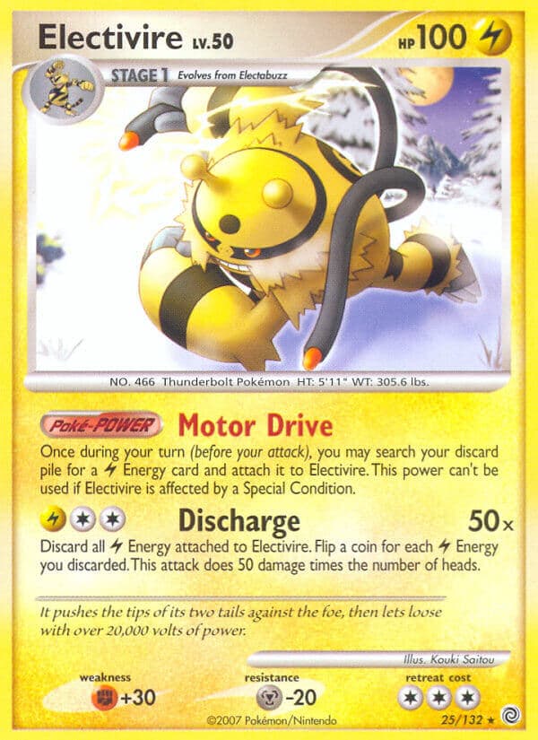 Electivire — Secret Wonders Pokémon card