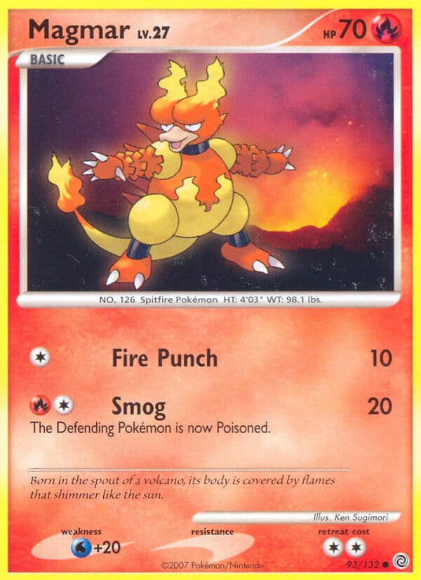 Magmar — Secret Wonders Pokémon card