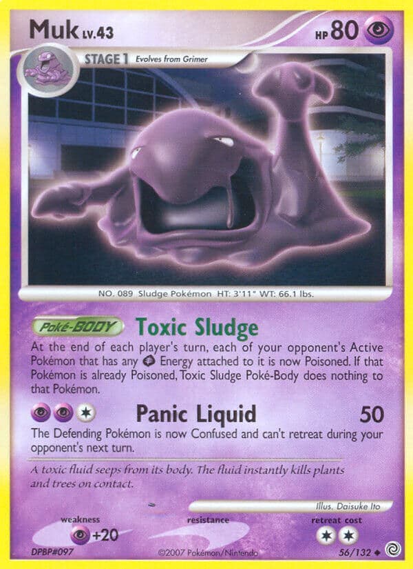 Muk — Secret Wonders Pokémon card